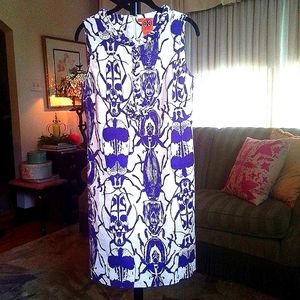 TORY BURCH / PURPLE BEETLE DRESS / SIZE 8
